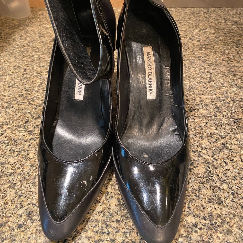 4” Patent Manolo Pumps